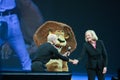 HP CEO Meg Whitman and DreamWorks CEO Jeffrey Katzenberg